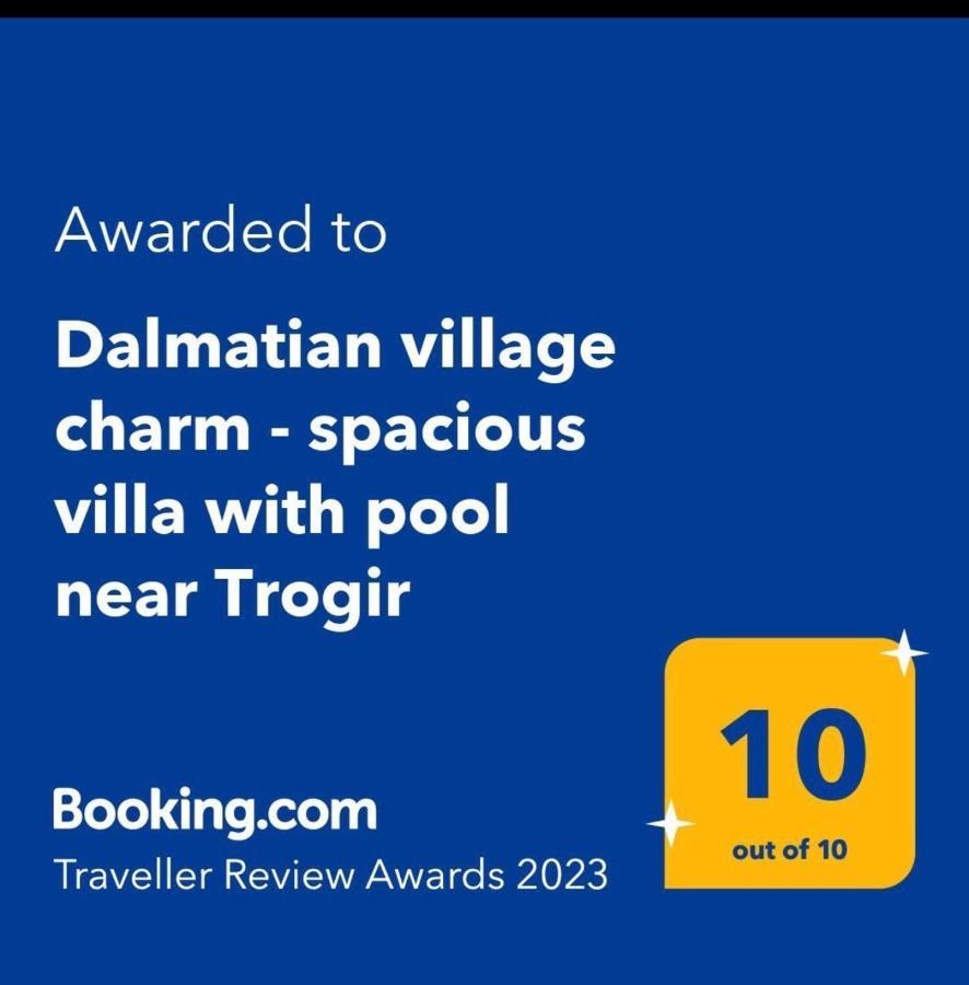 Dalmatian Village Charm - Spacious Villa With Pool Near Trogir Primorski Dolac Eksteriør billede